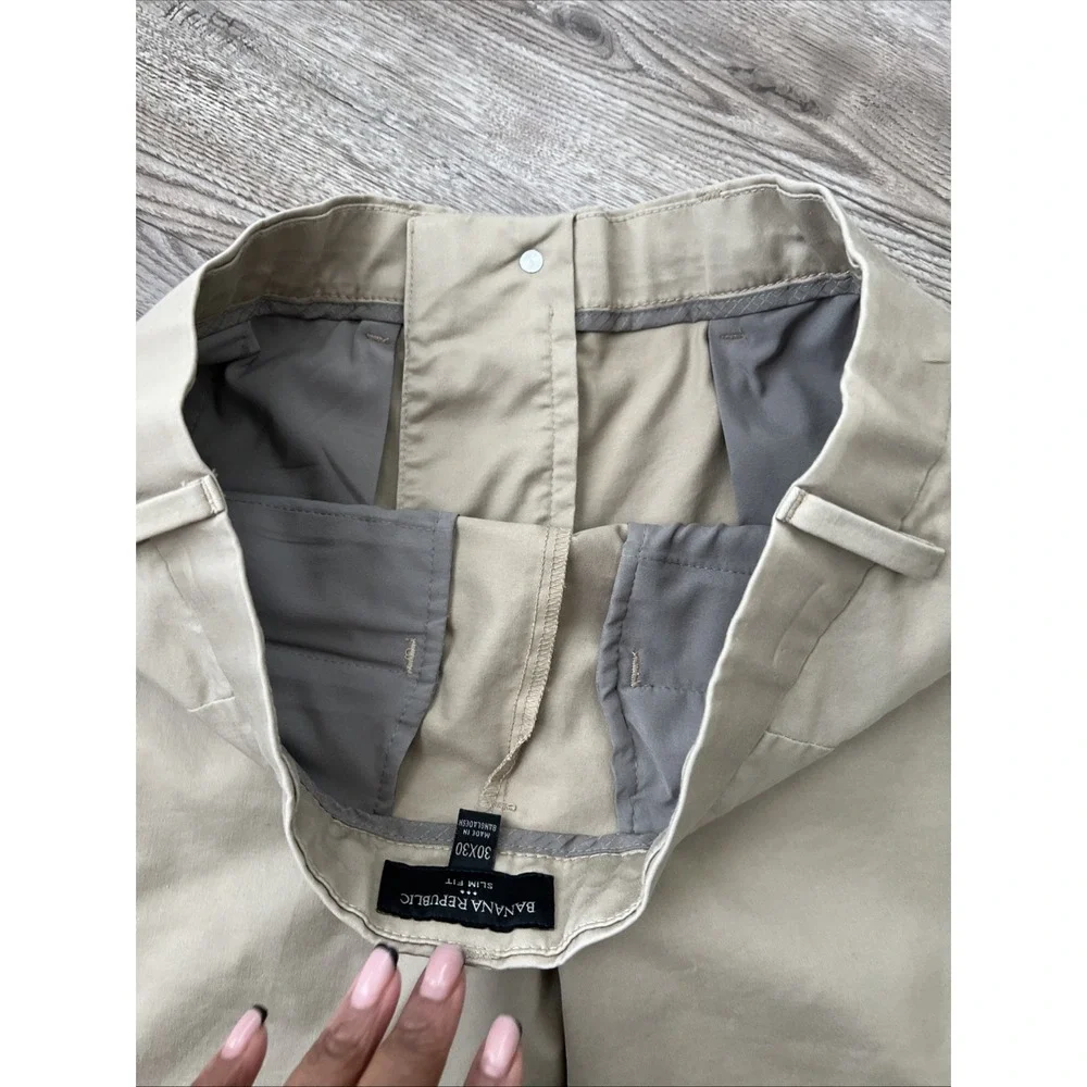 Banana Republic Core Temp Pant Slim Slight Taper Mens Actual 30x29